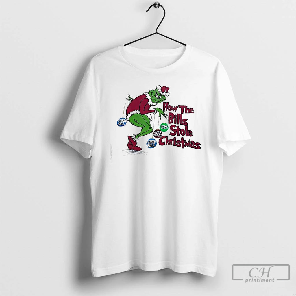 Premium How The Bills Stole Christmas Grinch T-Shirts, Hoodie, Sweatshirt | InkNestWear.com