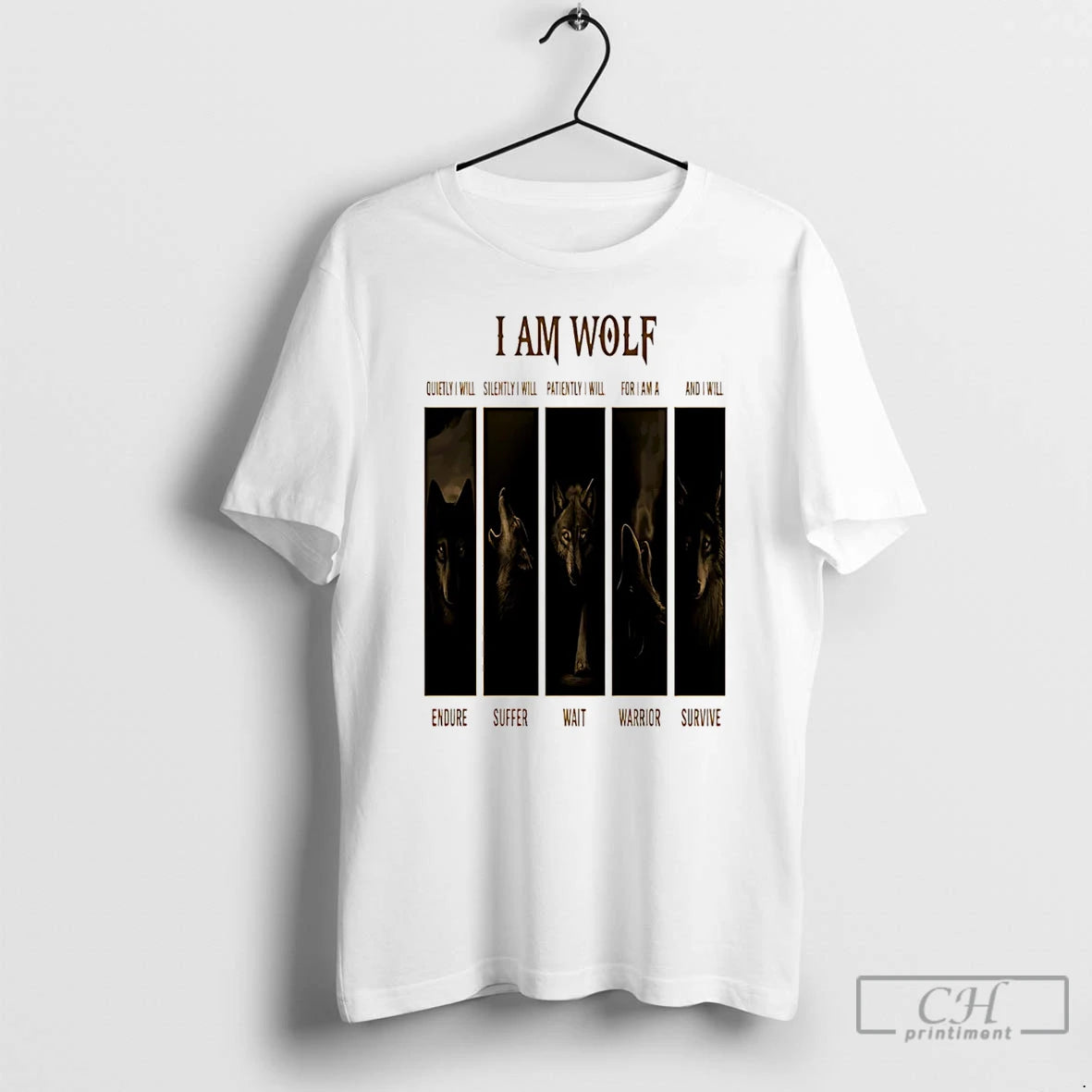Premium I Am Wolf Quietly I Will Silently I Will Patiently I Will For T-Shirts, Hoodie, Sweatshirt | InkNestWear.com