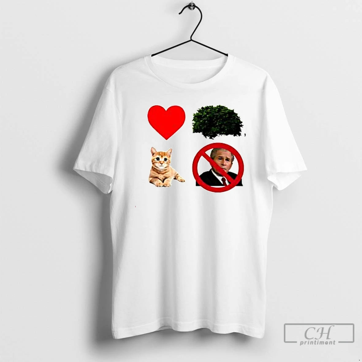 Premium I Heart Bush The Pussy Not The President Meme T Shirts Hoodie, Sweatshirt | InkNestWear.com