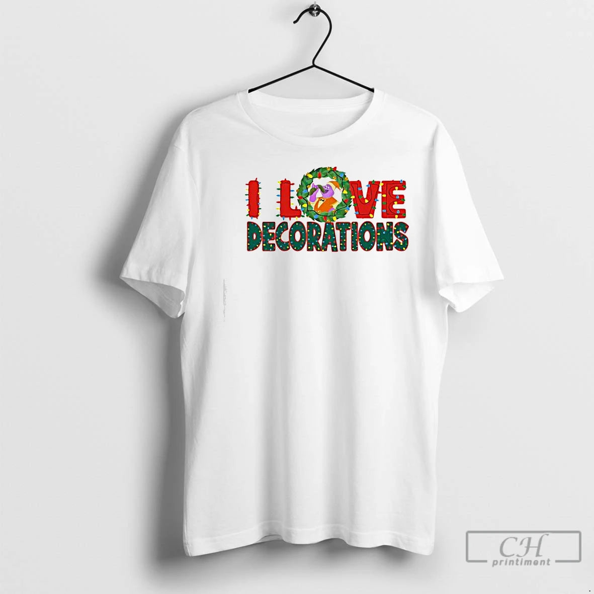 Premium I Love Decorations Christmas Lights T-Shirts, Hoodie, Sweatshirt | InkNestWear.com