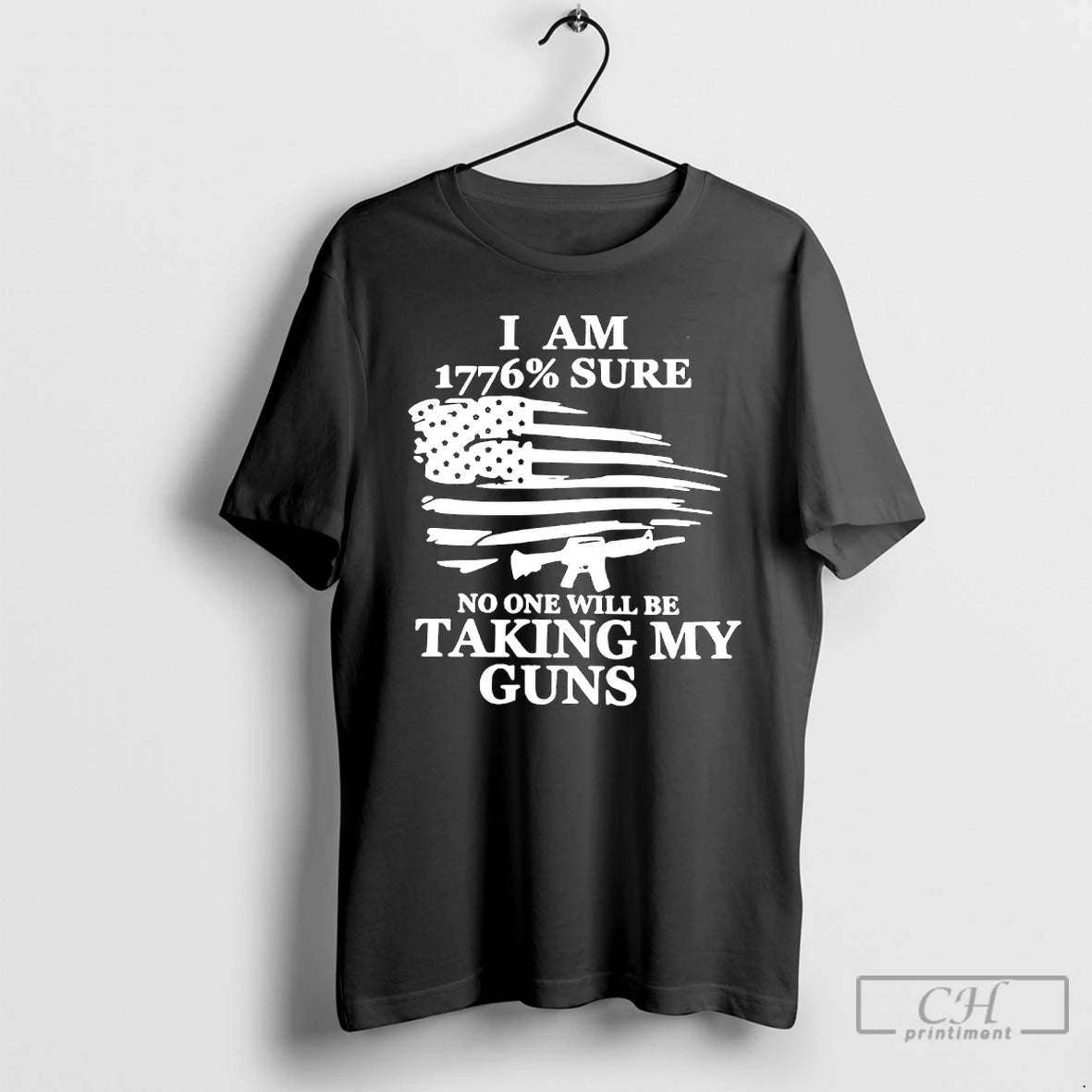 Premium I Am 1776 Sure No One Will Be Taking My Guns T Shirts Hoodie, Sweatshirt | InkNestWear.com