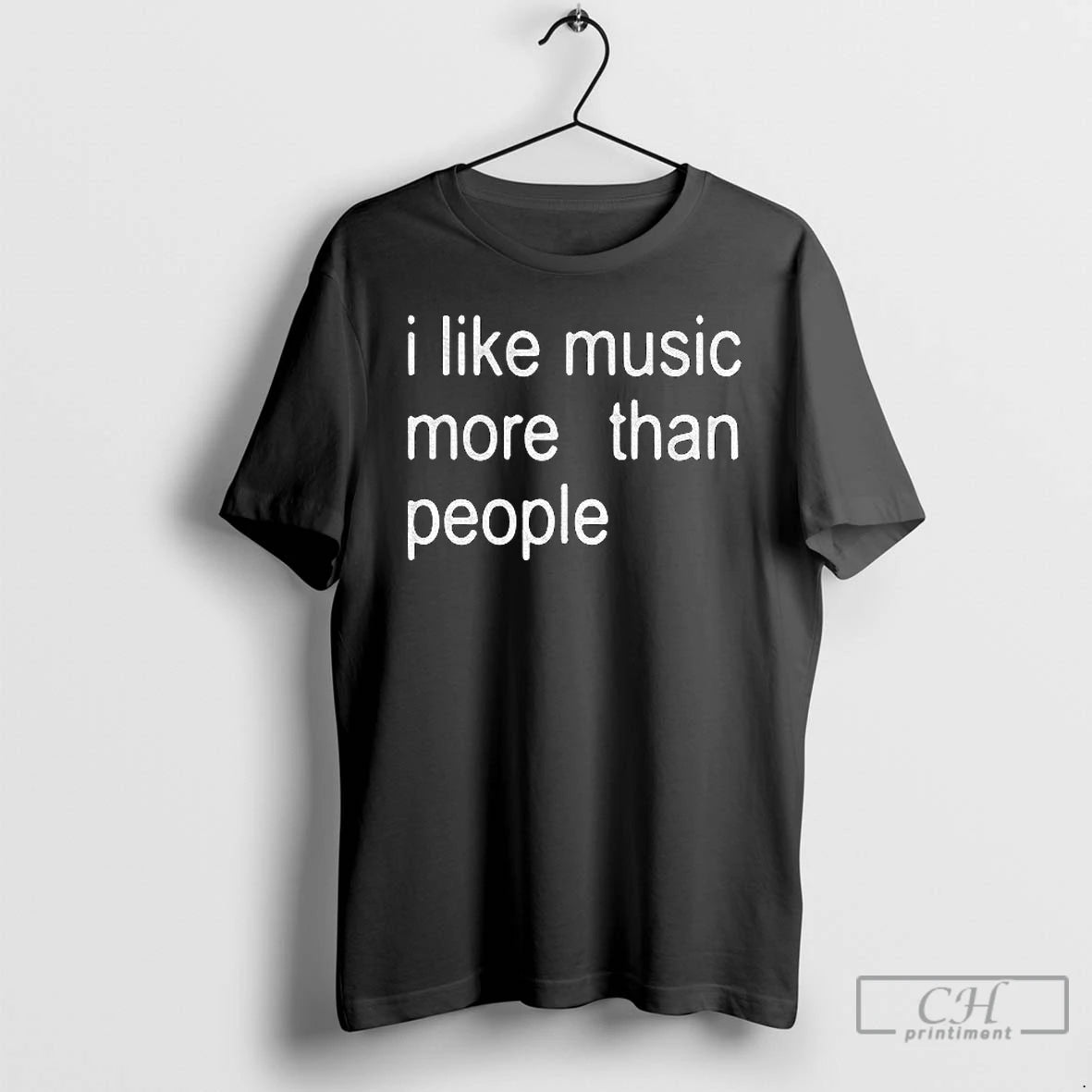 Premium I Like Music More Than People Funny T Shirts Hoodie, Sweatshirt | InkNestWear.com