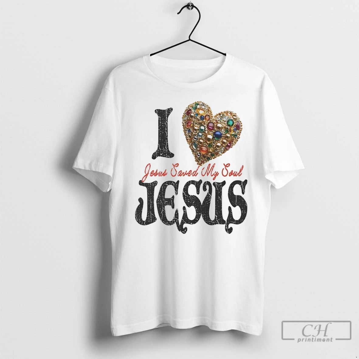 Premium I Love Jesus Saved My Soul Heart Diamond T-Shirts, Hoodie, Sweatshirt | InkNestWear.com