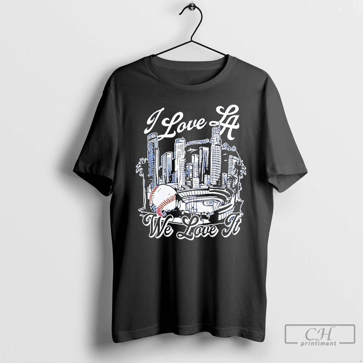 Premium I Love La We Love It Los Angeles Dodgers Stadium T Shirts Hoodie, Sweatshirt | InkNestWear.com