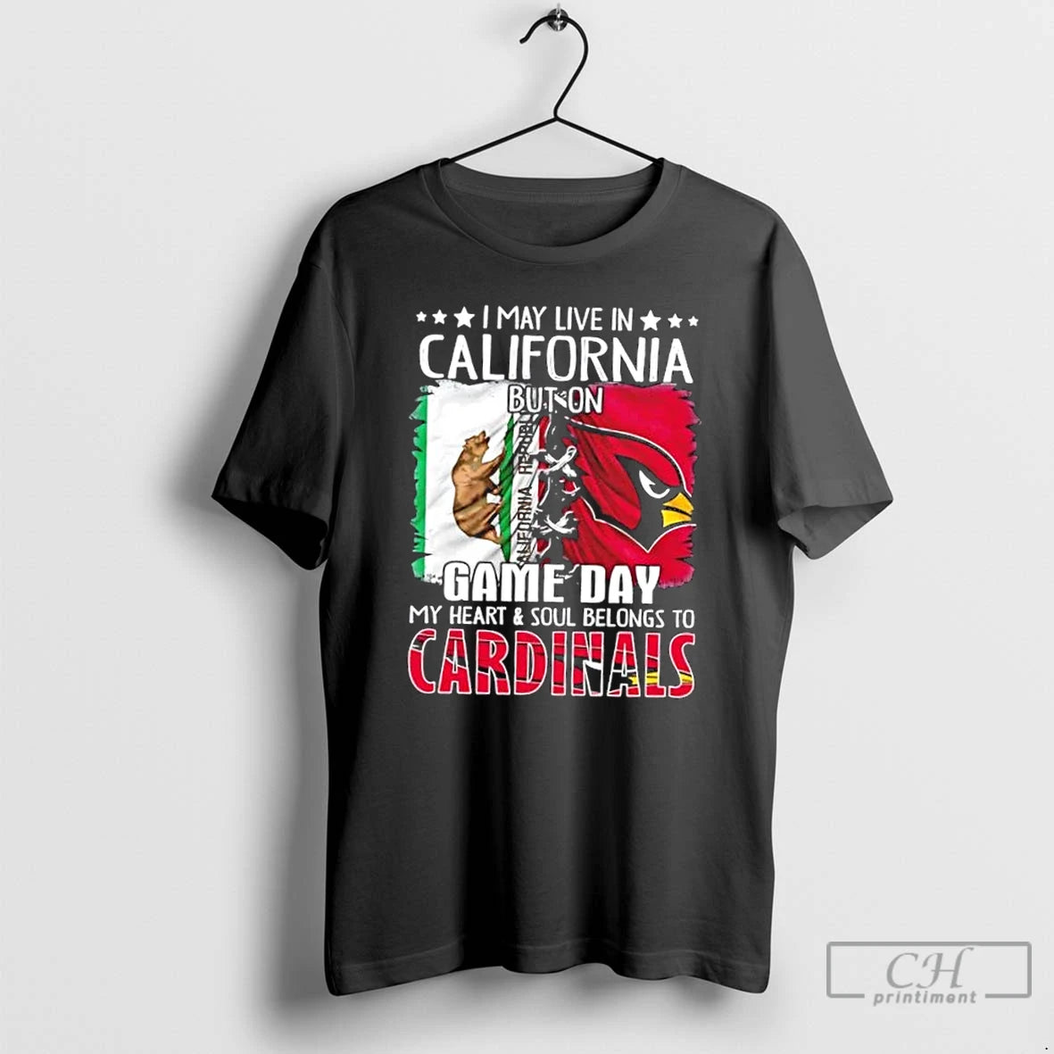 Premium I May Live In California But On Gameday My Heart And Soul Belongs To T-Shirts, Hoodie, Sweatshirt | InkNestWear.com