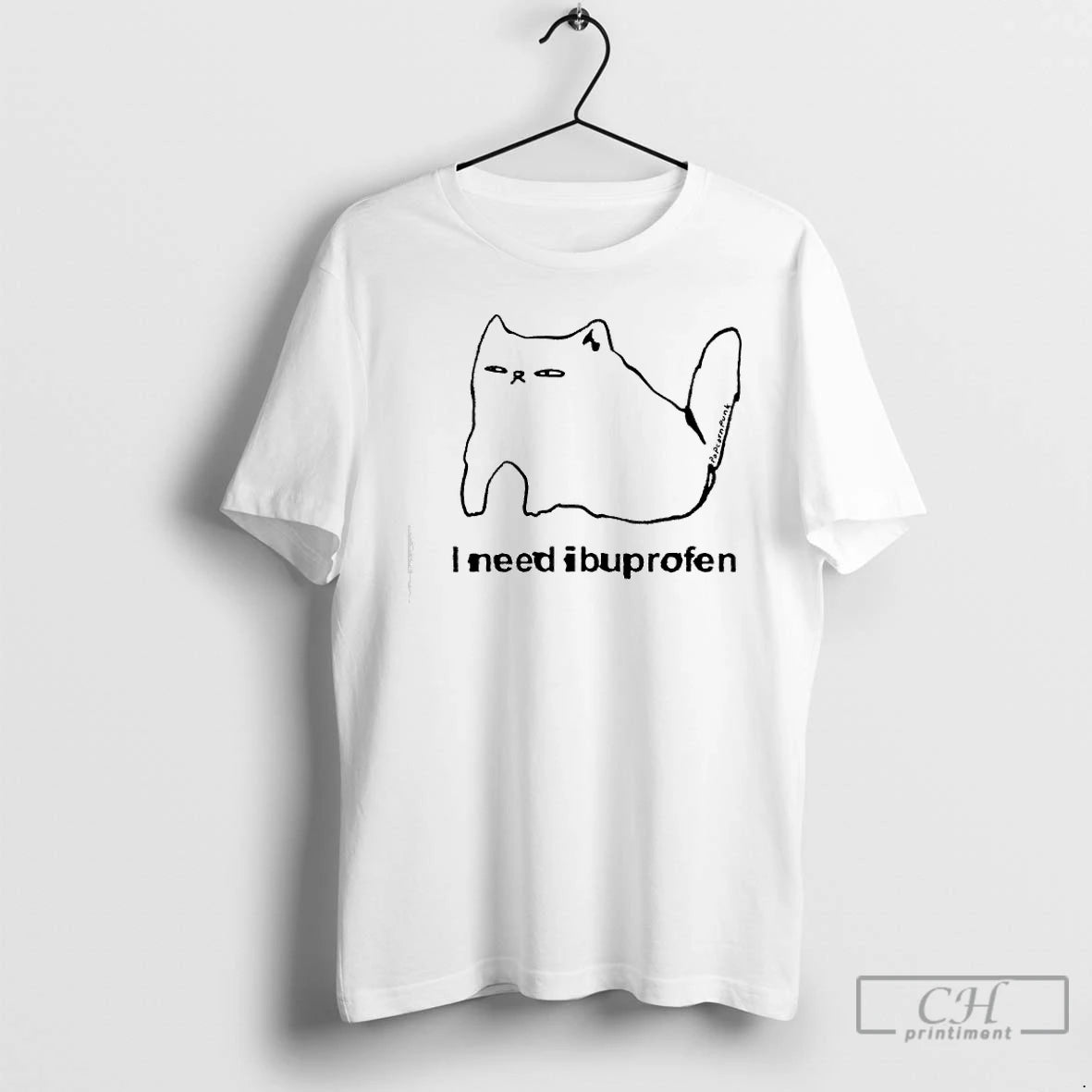 Premium I Need Ibuprofen Cat Graphic T Shirts Hoodie, Sweatshirt | InkNestWear.com
