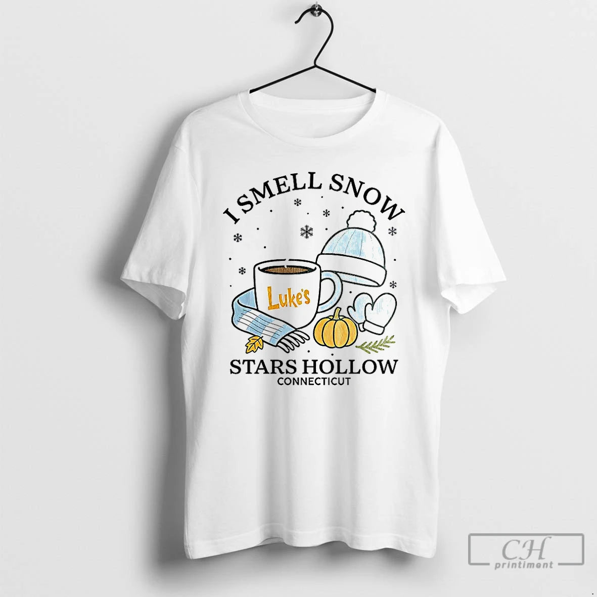 Premium I Smell Snow Stars Hollow Connecticut Christmas T Shirts Hoodie, Sweatshirt | InkNestWear.com