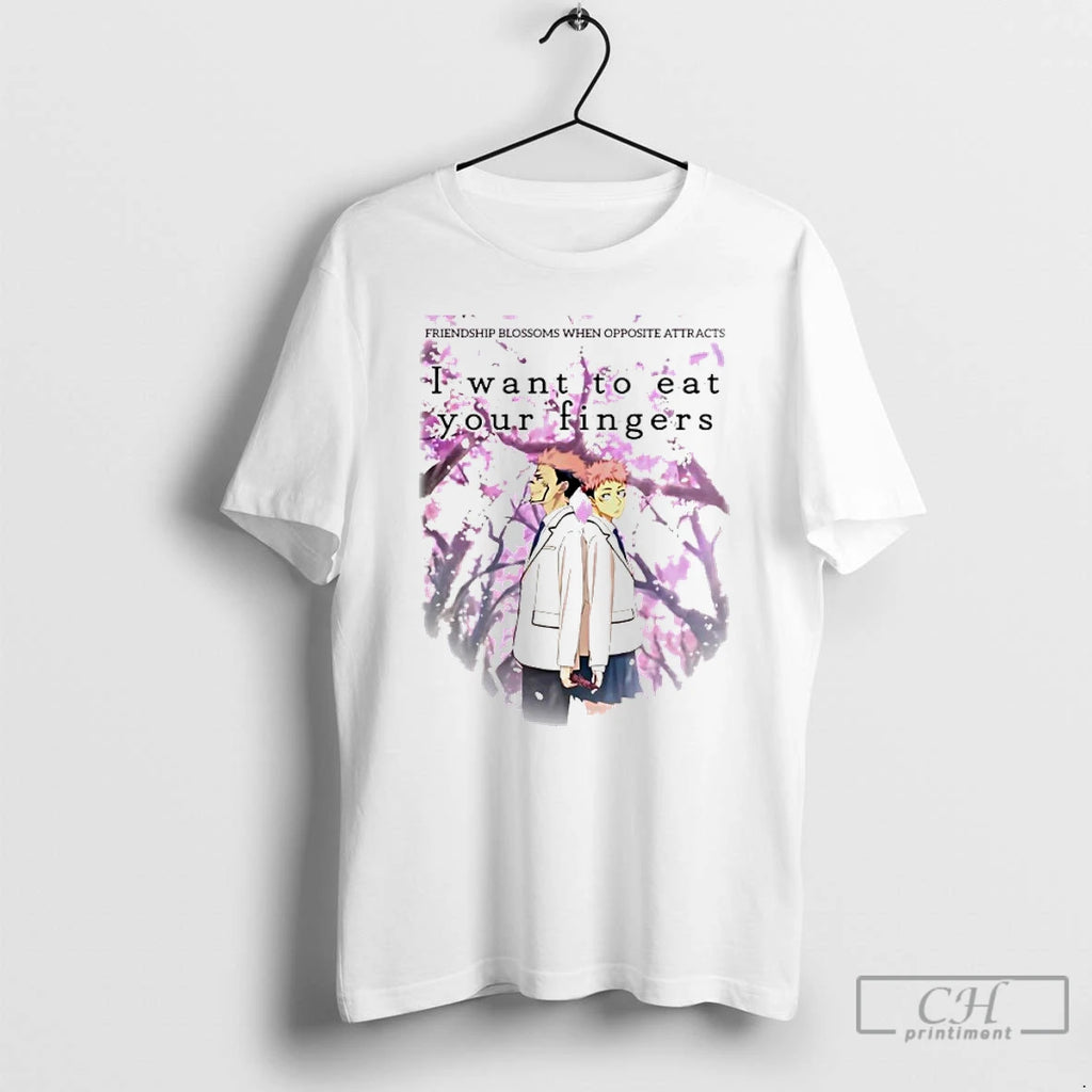 Premium Iwteyf Jjk Jujutsu Kaisen I Want To Eat Your Fingers Anime T Shirts Hoodie, Sweatshirt | InkNestWear.com