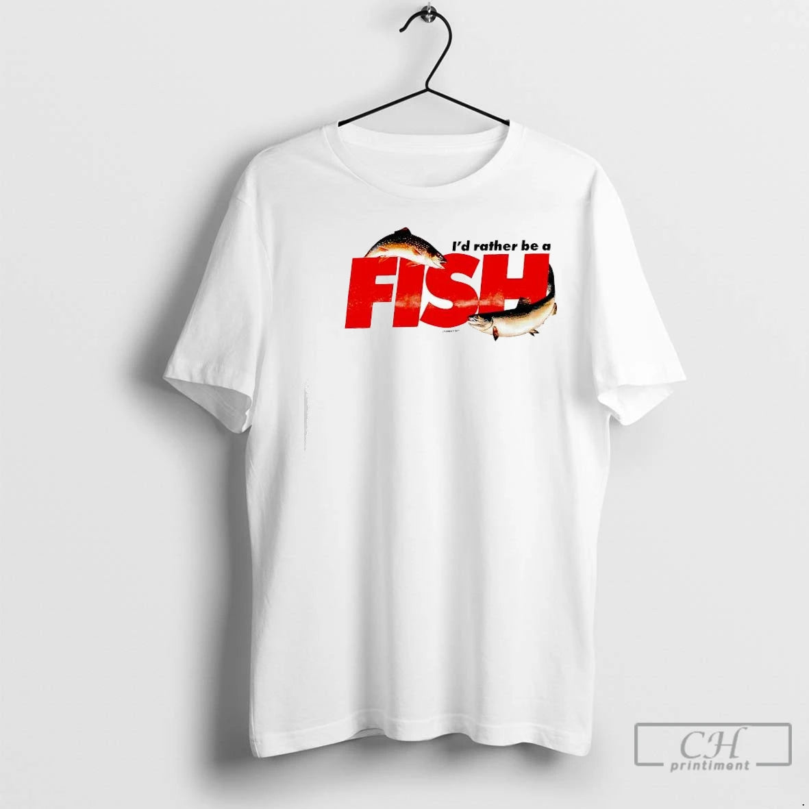 Premium Id Rather Be A Fish T-Shirts, Hoodie, Sweatshirt | InkNestWear.com