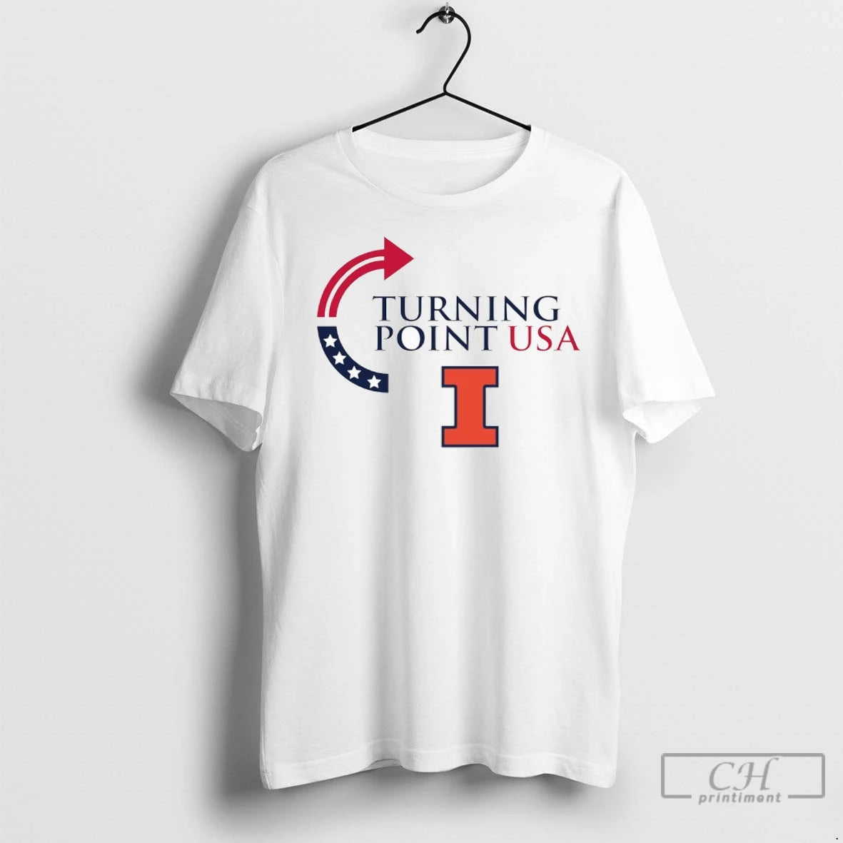 Premium Illinois Fighting Illini Turning Point Usa T-Shirts, Hoodie, Sweatshirt | InkNestWear.com