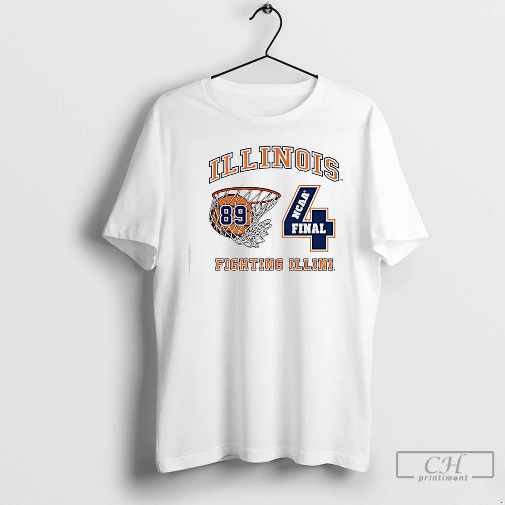 Premium Illinois Fighting Illini Vintage 89 Final Four T Shirts Hoodie, Sweatshirt | InkNestWear.com