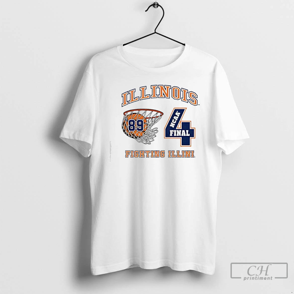 Premium Illinois Fighting Illini Vintage 89 Final Four T Shirts Hoodie, Sweatshirt | InkNestWear.com