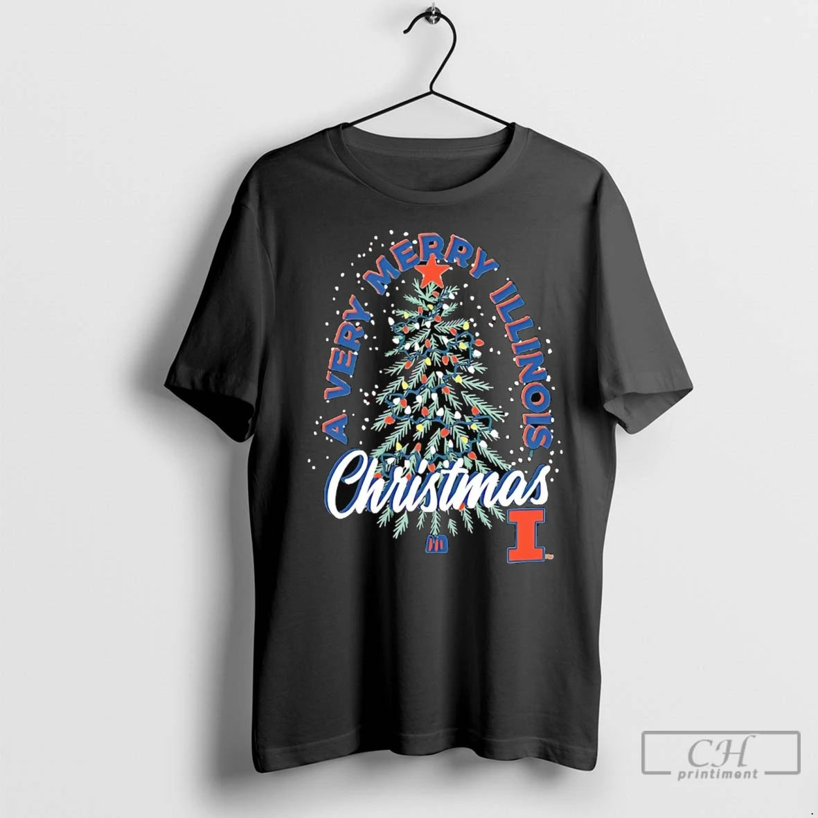 Premium Illinois Fighting Illini A Very Merry Illinois Christmas T-Shirts, Hoodie, Sweatshirt | InkNestWear.com