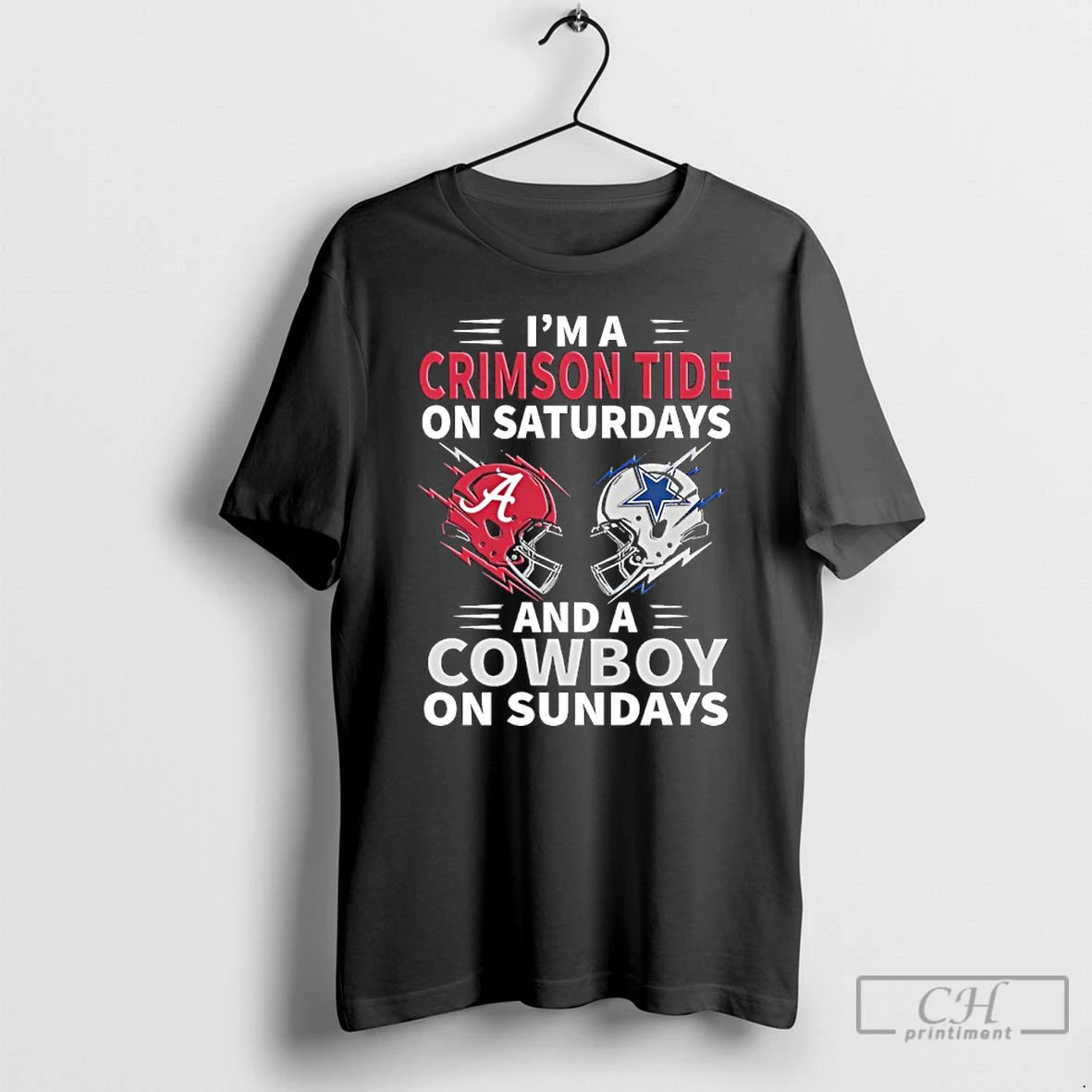 Premium Im A Crimson Tide On Saturdays And A Cowboy On Sundays T Shirts Hoodie, Sweatshirt | InkNestWear.com