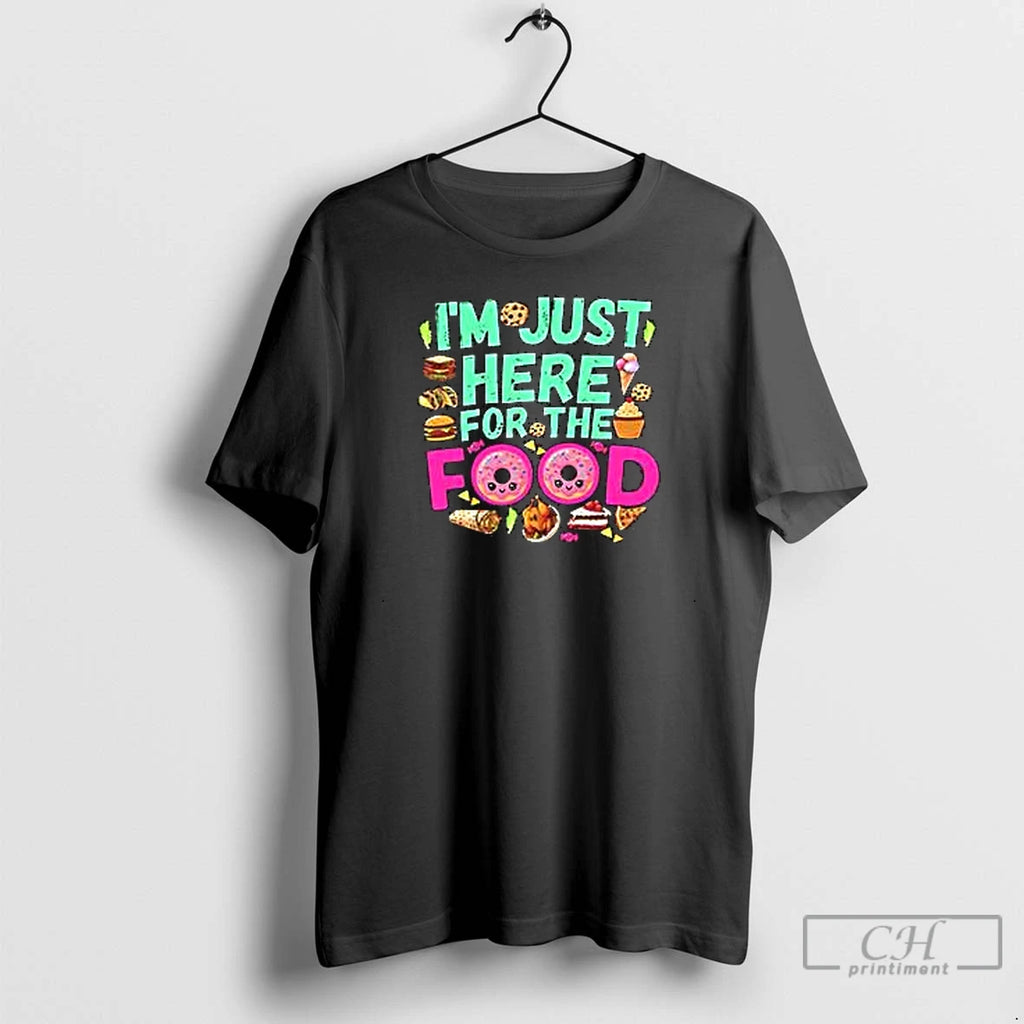 Premium Im Just Here For The Food Pride T Shirts Hoodie, Sweatshirt | InkNestWear.com