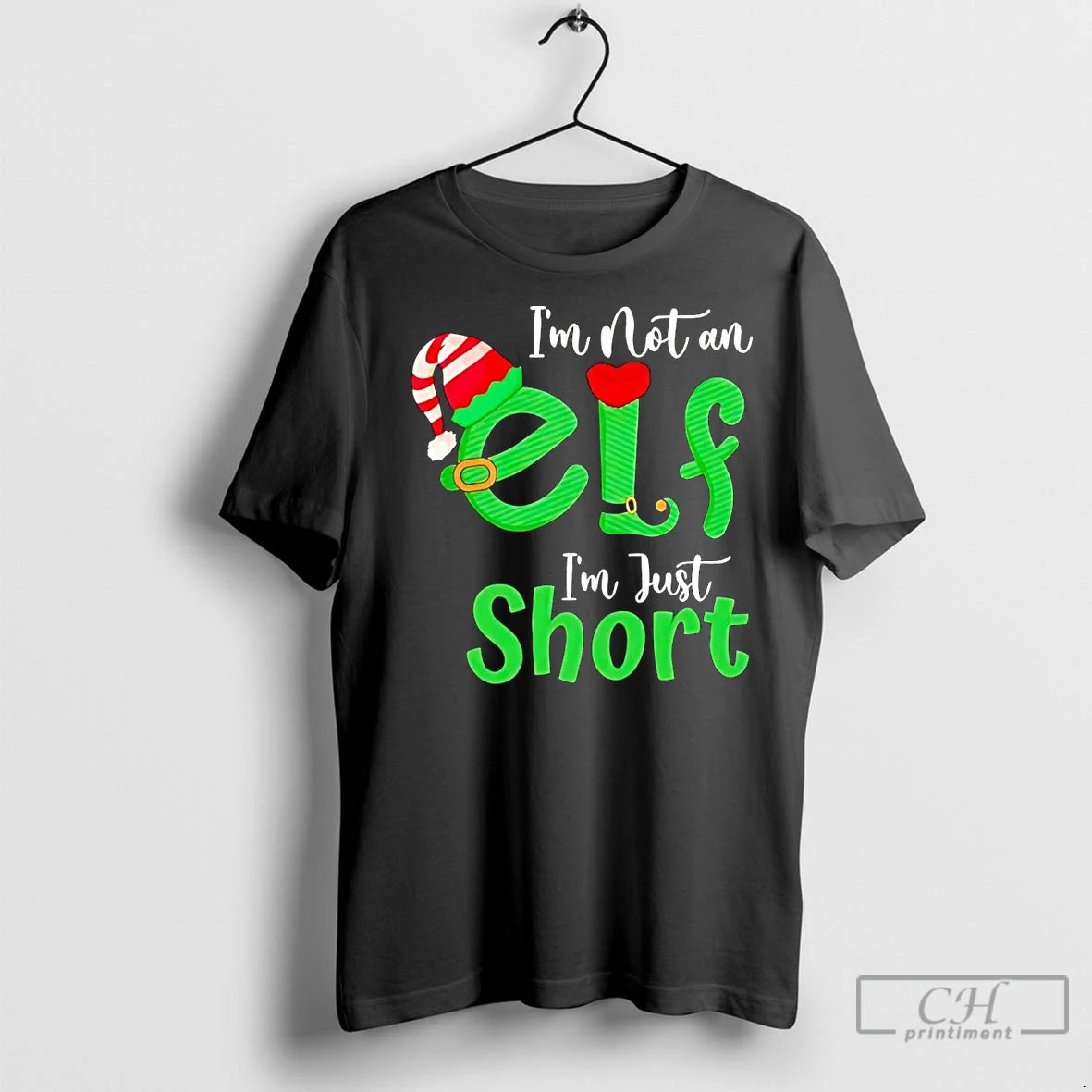 Premium Im Not An Elf Im Just Short Christmas T-Shirts, Hoodie, Sweatshirt | InkNestWear.com