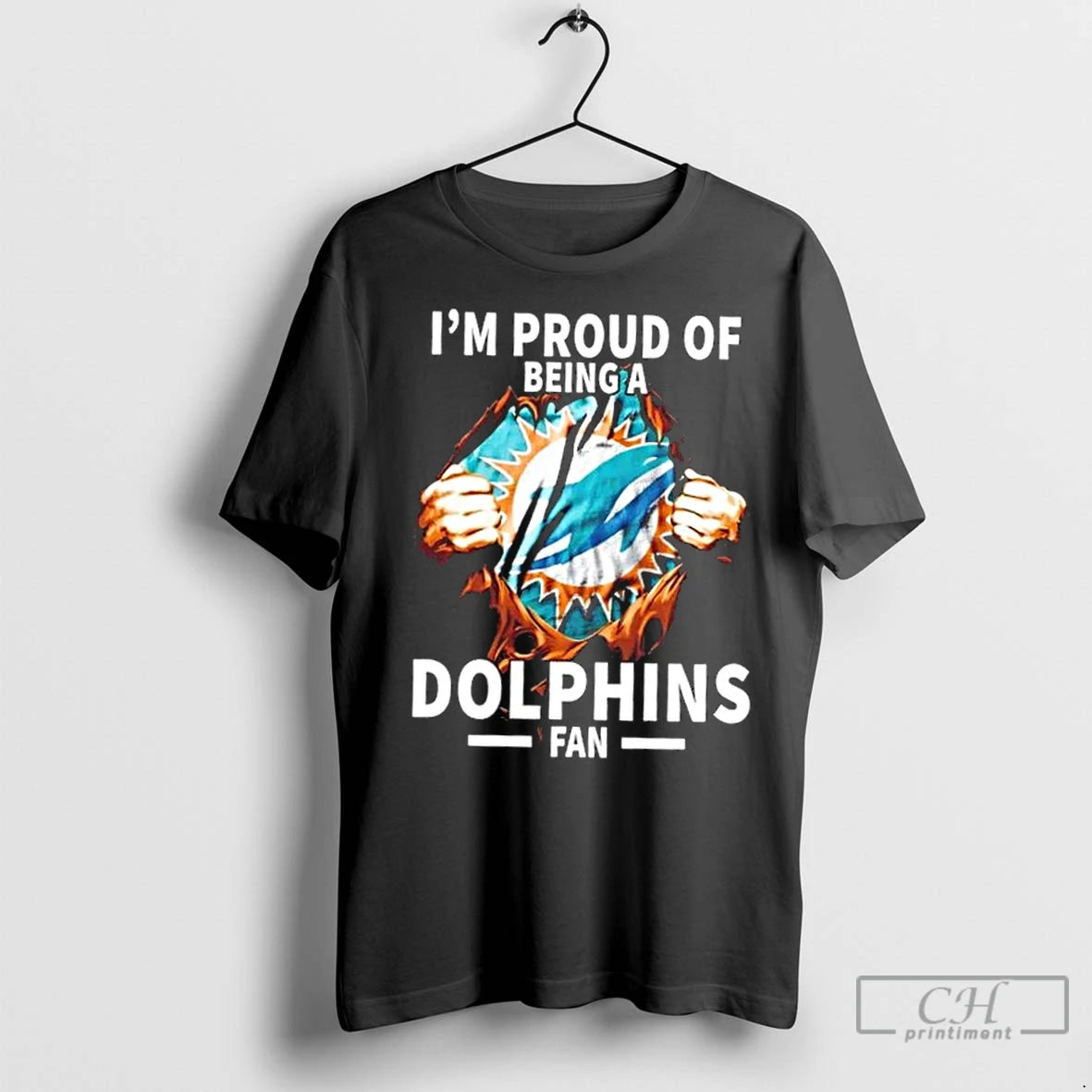 Premium Im Proud Of Being A Miami Dolphins Fan T-Shirts, Hoodie, Sweatshirt | InkNestWear.com