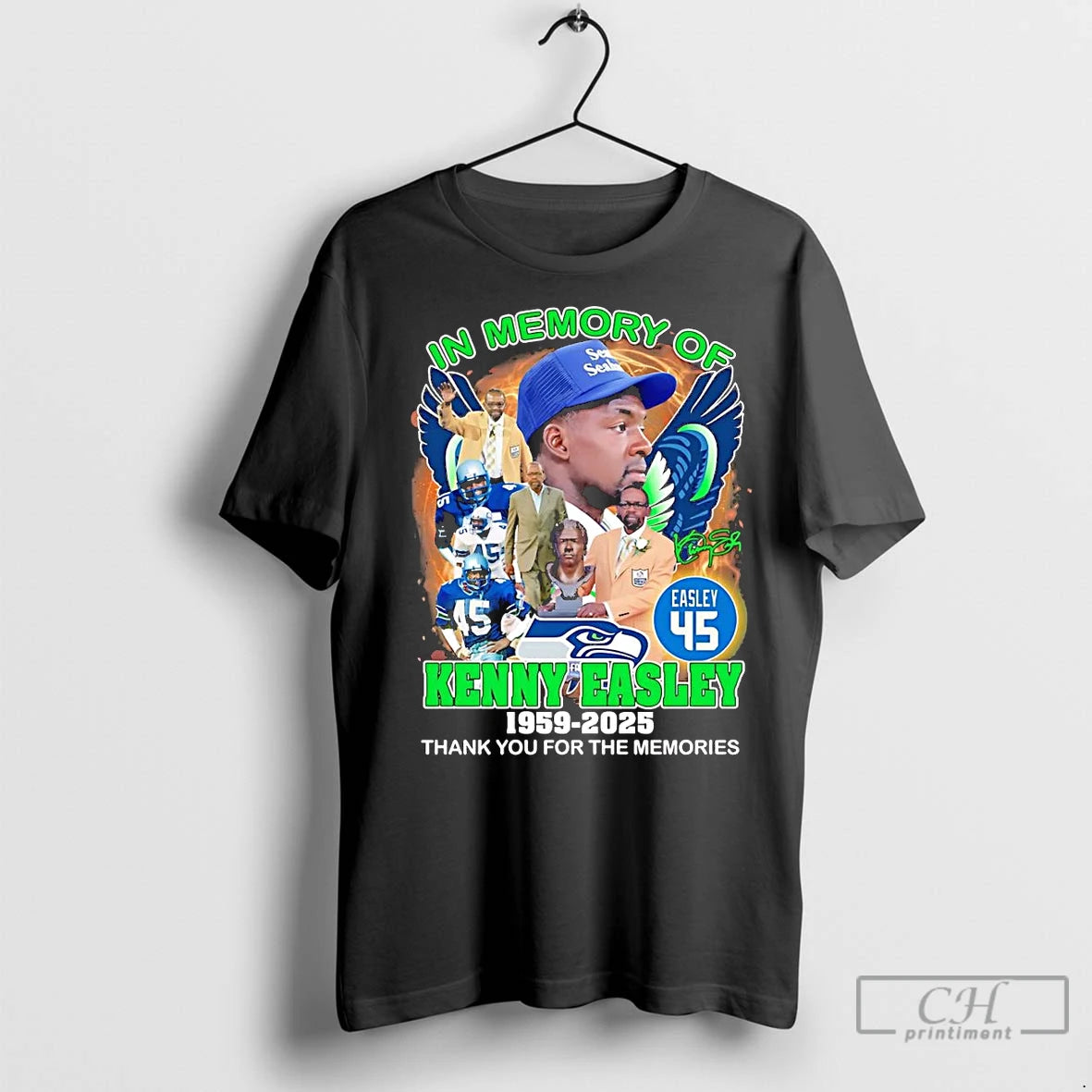 Premium In Memory Of Kenny Easley 1959 2025 Thank You For The Memories T-Shirts, Hoodie, Sweatshirt | InkNestWear.com