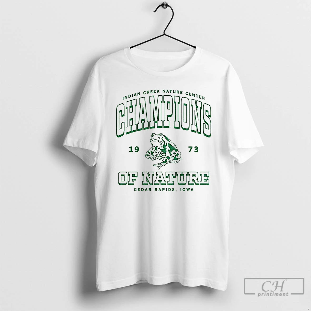 Premium Indian Creek Nature Center Champions Of Nature 1973 Cedar Rapids Iowa T Shirts Hoodie, Sweatshirt | InkNestWear.com