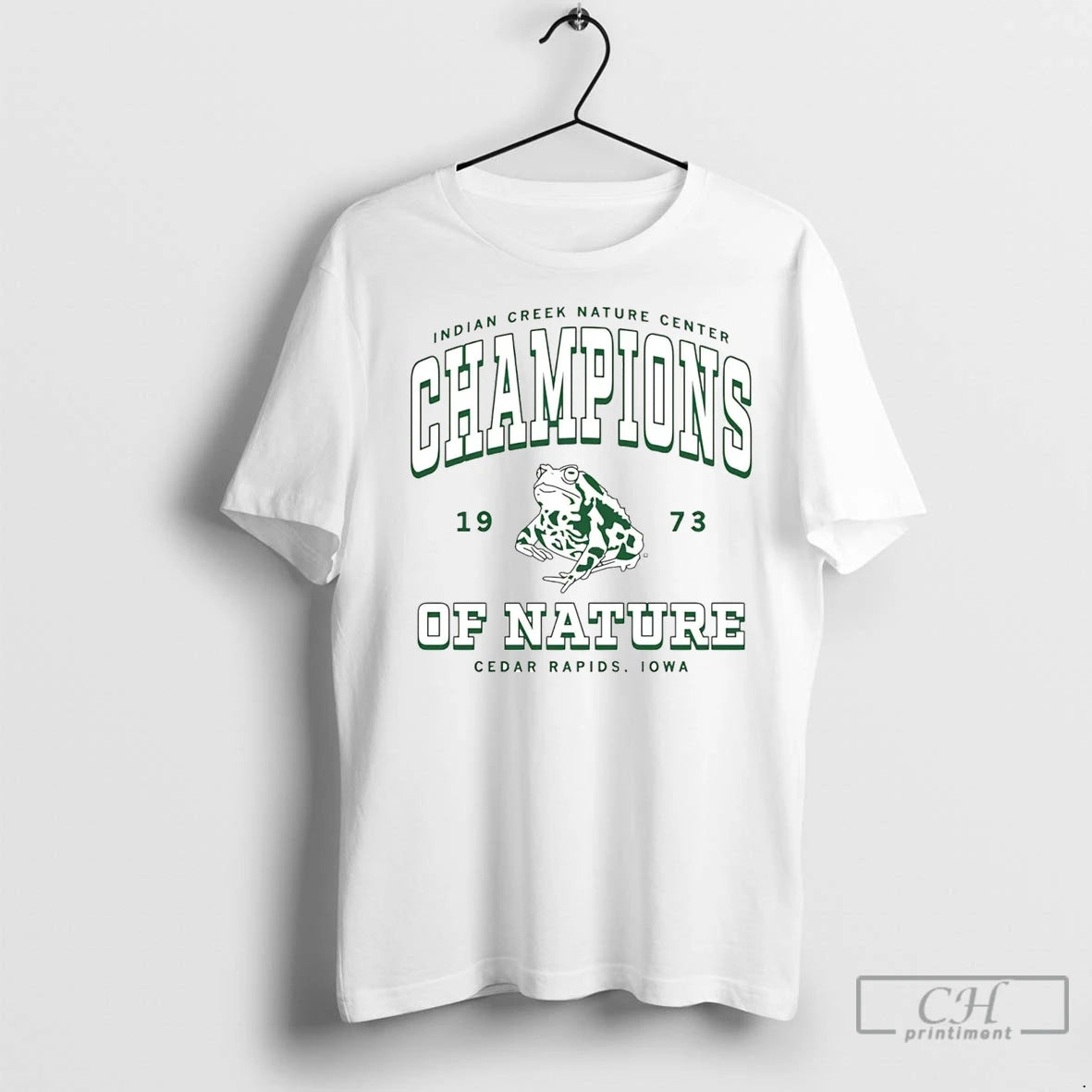 Premium Indian Creek Nature Center Champions Of Nature 1973 T-Shirts, Hoodie, Sweatshirt | InkNestWear.com
