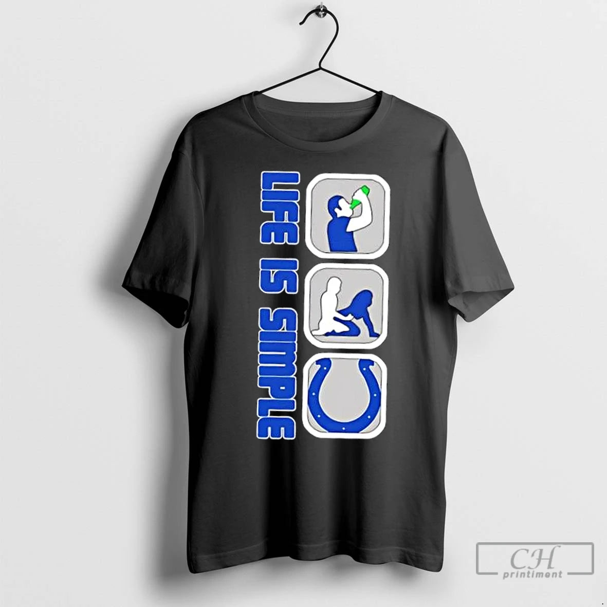Premium Indianapolis Colts Football Life Is Simple T-Shirts, Hoodie, Sweatshirt | InkNestWear.com