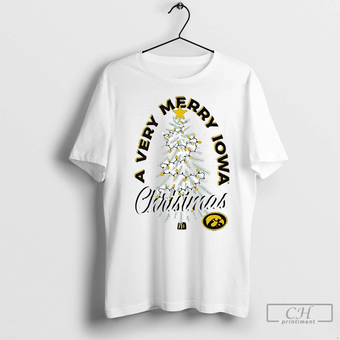 Premium Iowa Hawkeyes A Very Merry Iowa Christmas T-Shirts, Hoodie, Sweatshirt | InkNestWear.com