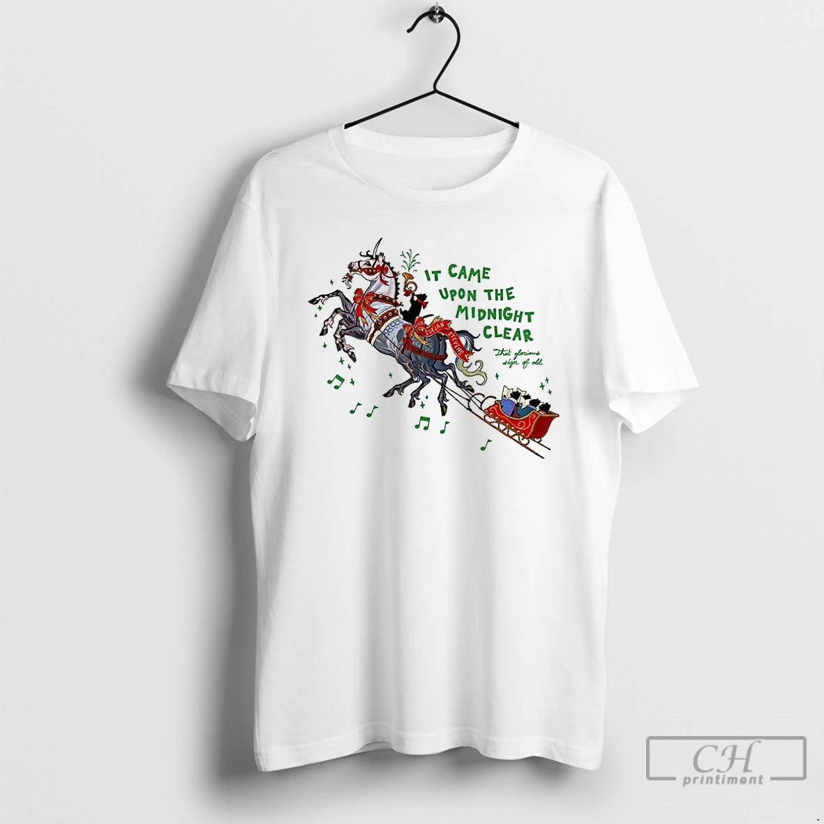Premium It Came Upon The Midnight Clear Merry Christmas T Shirts Hoodie, Sweatshirt | InkNestWear.com