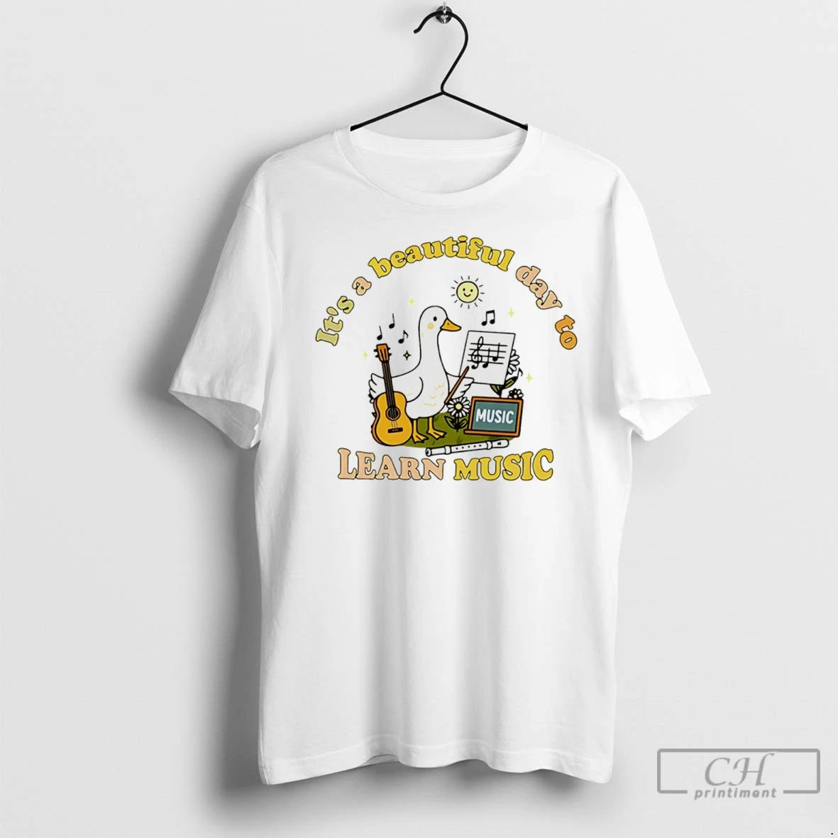 Premium Its A Beautiful Day To Learn Music Goose T-Shirts, Hoodie, Sweatshirt | InkNestWear.com