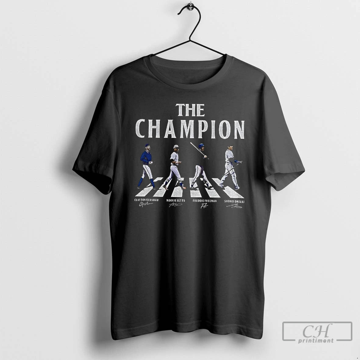 Premium J5mqfna6 Los Angles Dodger Baseball Abbey Road The Champion Signature T Shirts Hoodie, Sweatshirt | InkNestWear.com