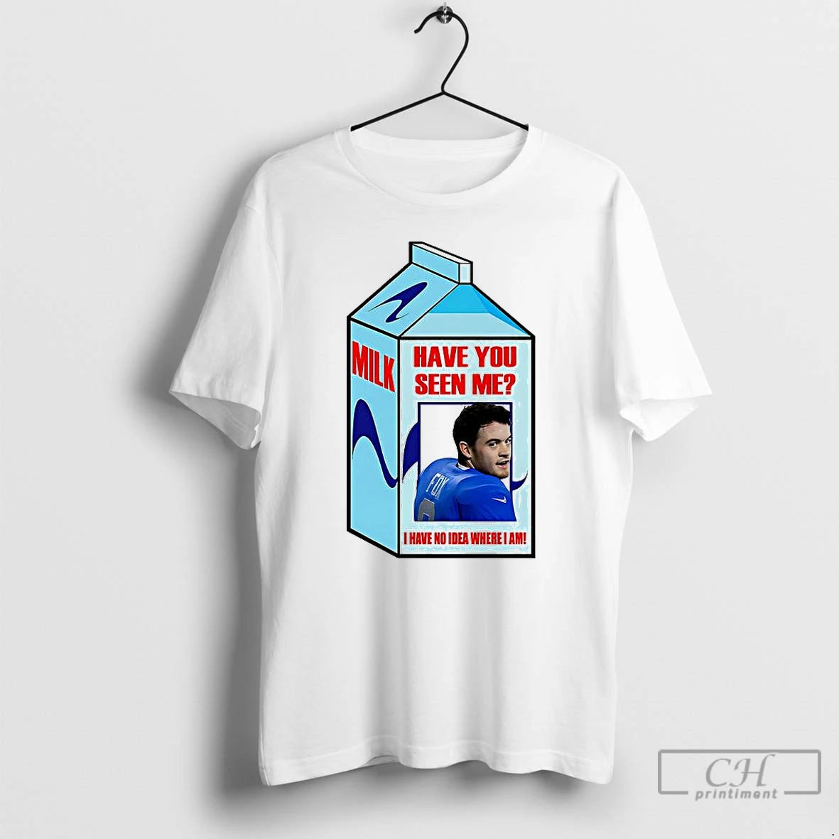 Premium Jack Fox Detroit Lions Football Have You Seen Me I Have No Idea Where T-Shirts, Hoodie, Sweatshirt | InkNestWear.com
