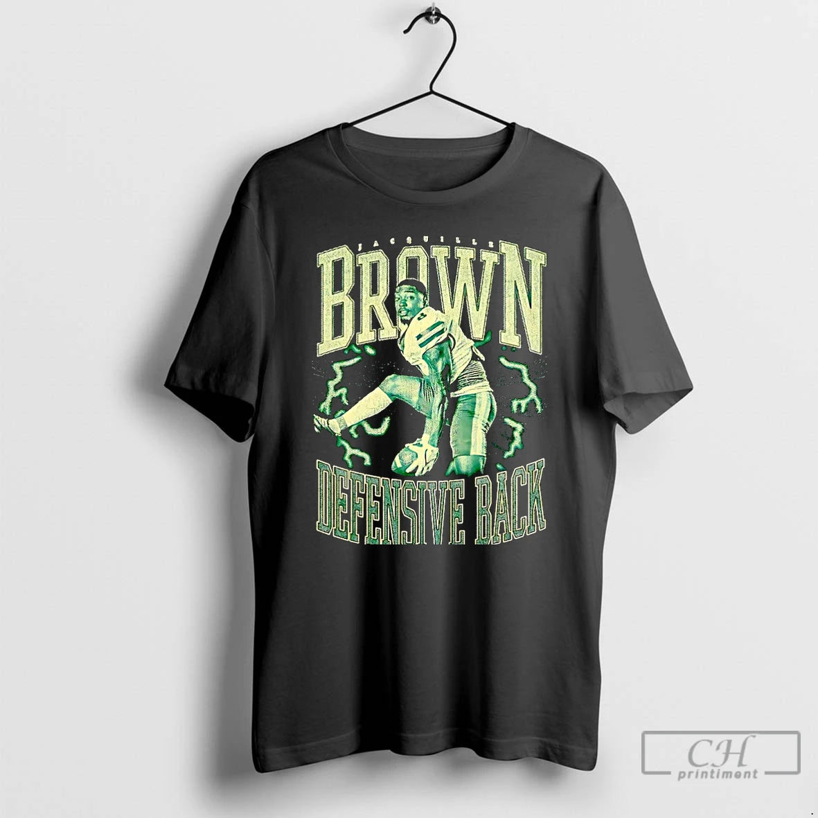 Premium Jacquille Brown Defensive Back Vintage Christmas T Shirts Hoodie, Sweatshirt | InkNestWear.com