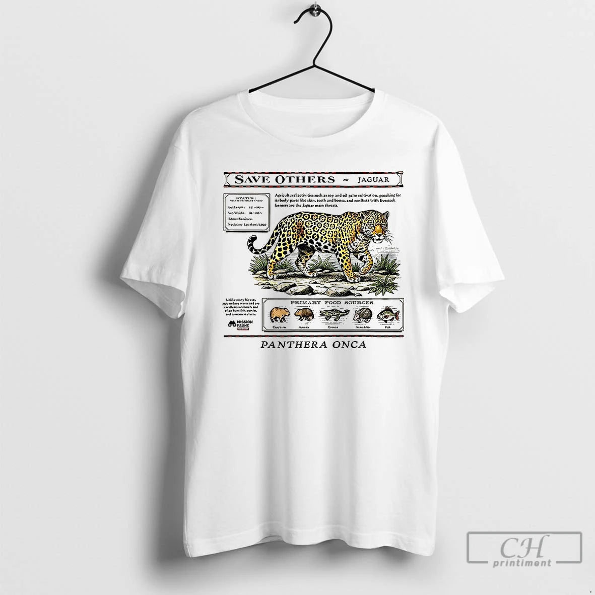 Premium Jaguar Save Others Panthera Onca T Shirts Hoodie, Sweatshirt | InkNestWear.com