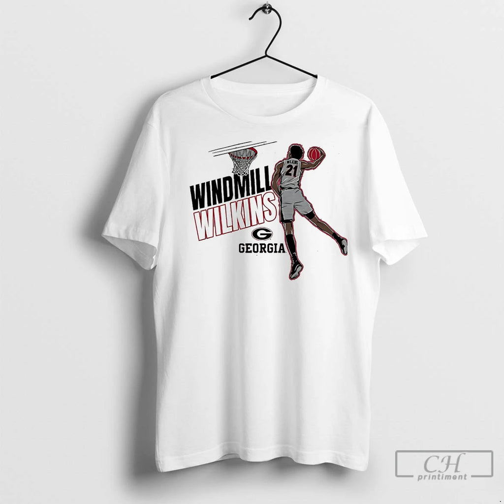 Premium Jake Wilkins Windmill Georgia Bulldogs T-Shirts, Hoodie, Sweatshirt | InkNestWear.com
