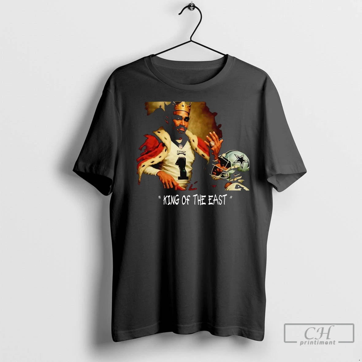 Premium Jalen Hurts King Of The East Dallas Cowboys Servants T-Shirts, Hoodie, Sweatshirt | InkNestWear.com