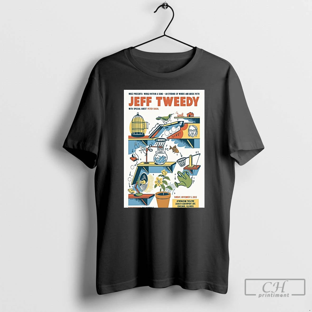 Premium Jeff Tweedy Athenaeum Center Chicago Il November 5 2023 T Shirts Hoodie, Sweatshirt | InkNestWear.com