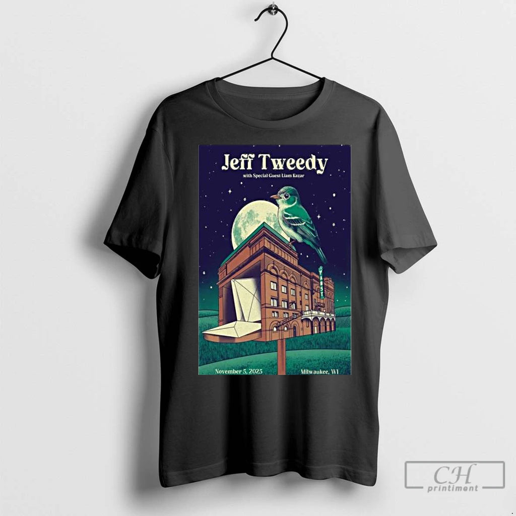 Premium Jeff Tweedy Milwaukee Wi November 5 2025 Long Sleve T-Shirts, Hoodie, Sweatshirt | InkNestWear.com