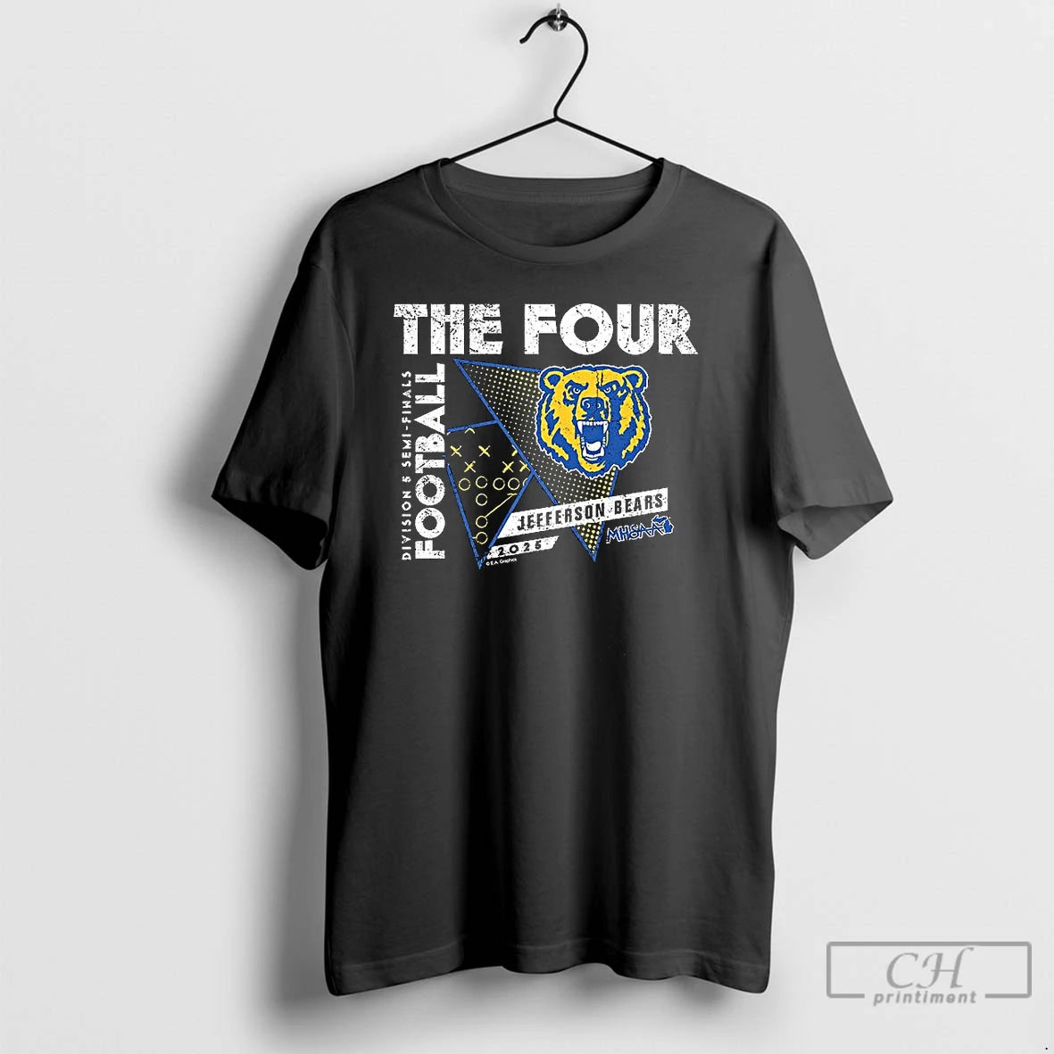 Premium Jefferson Bears 2025 Mhsaa Football Division 5 The Four T-Shirts, Hoodie, Sweatshirt | InkNestWear.com