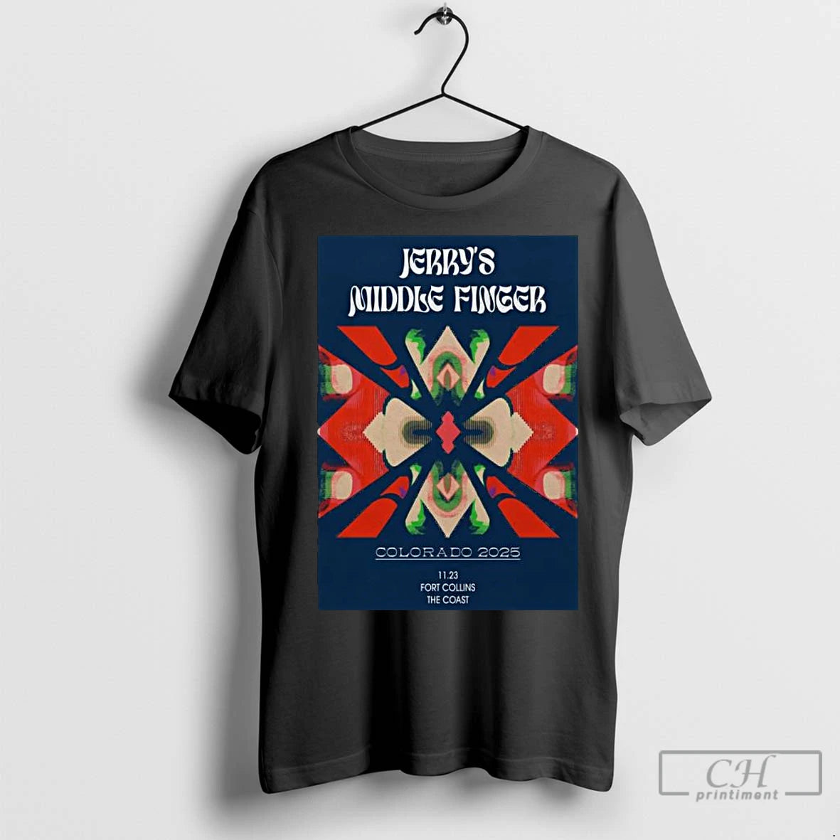 Premium Jerrys Middle Finger Fort Collins Tour On Nov 23 2025 Long Sleve T-Shirts, Hoodie, Sweatshirt | InkNestWear.com