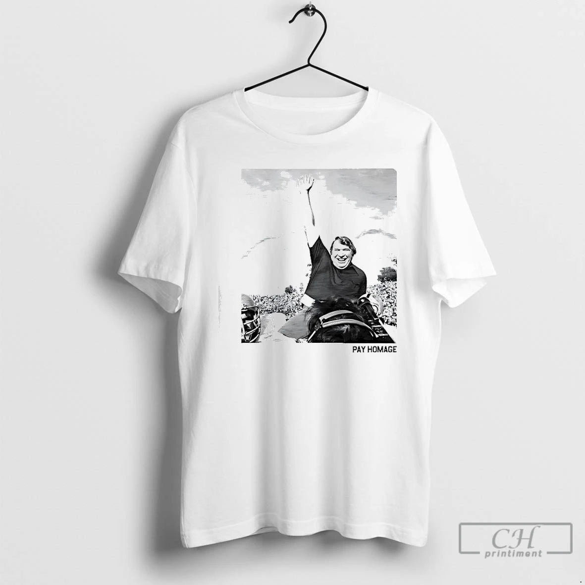 Premium John Maddensuper Bowl Xi Pay Homage T-Shirts, Hoodie, Sweatshirt | InkNestWear.com