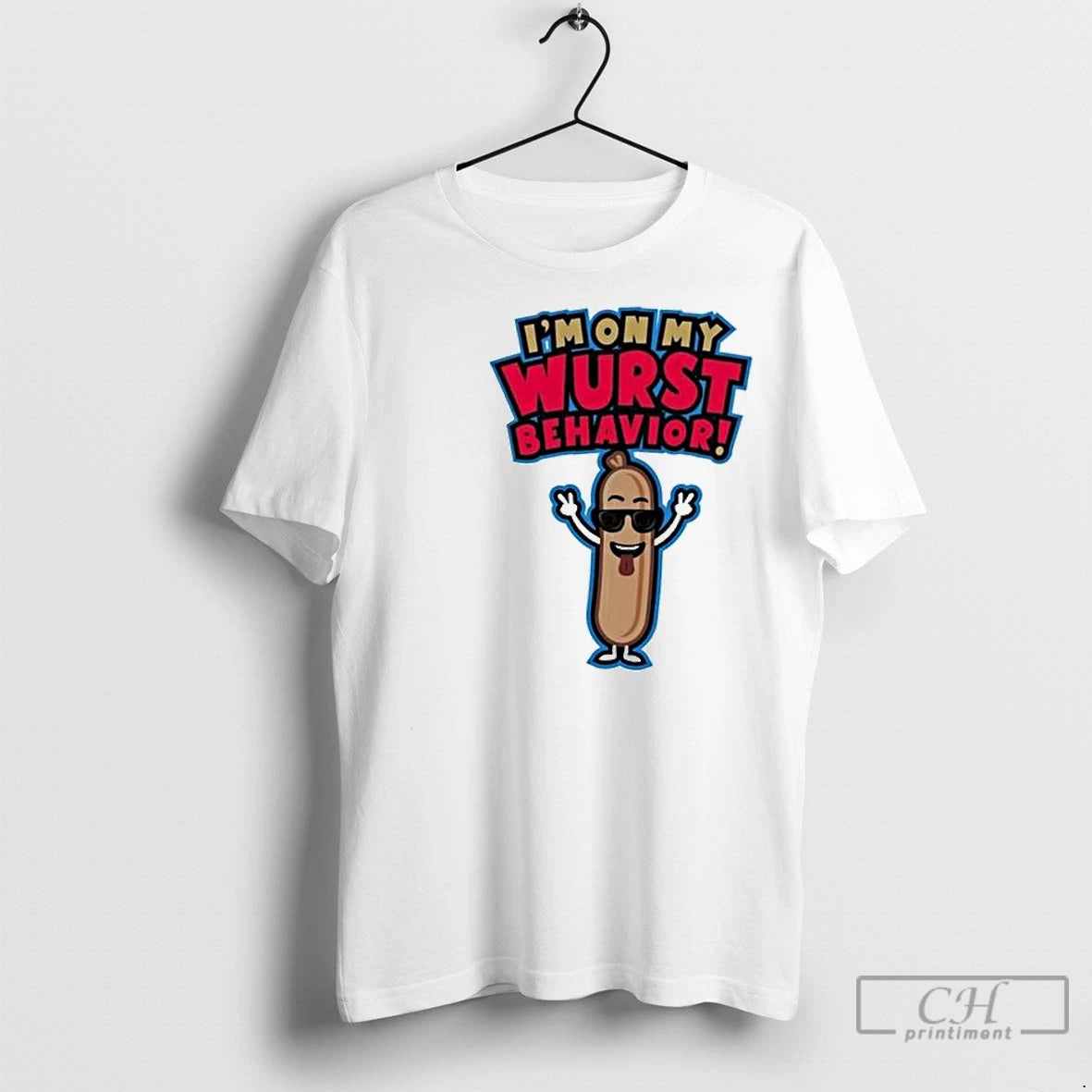 Premium Jonas Brothers Im On My Wurst Behavior Circle White T-Shirts, Hoodie, Sweatshirt | InkNestWear.com