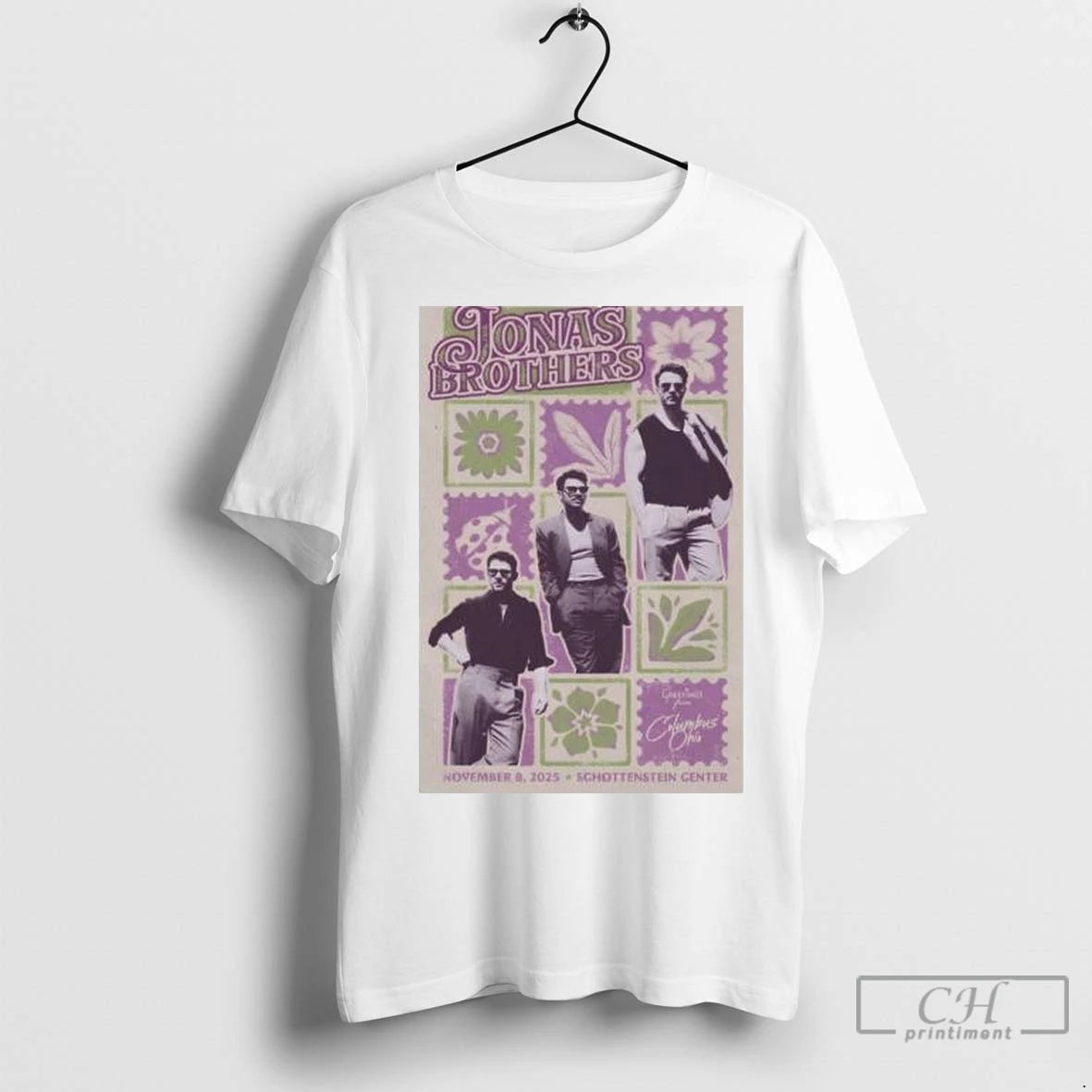 Premium Jonas Brothers Schottenstein Center November 8 2025 Concert Circle White T-Shirts, Hoodie, Sweatshirt