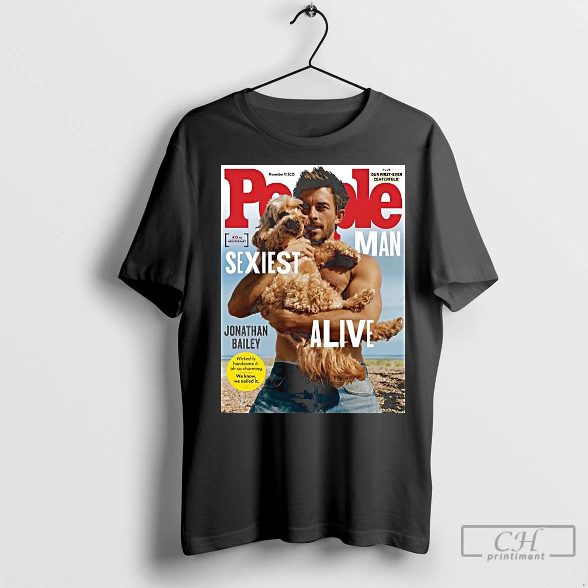 Premium Jonathan Bailey People Magazines 2025 Sexiest Man Alive Long Sleve T-Shirts, Hoodie, Sweatshirt | InkNestWear.com