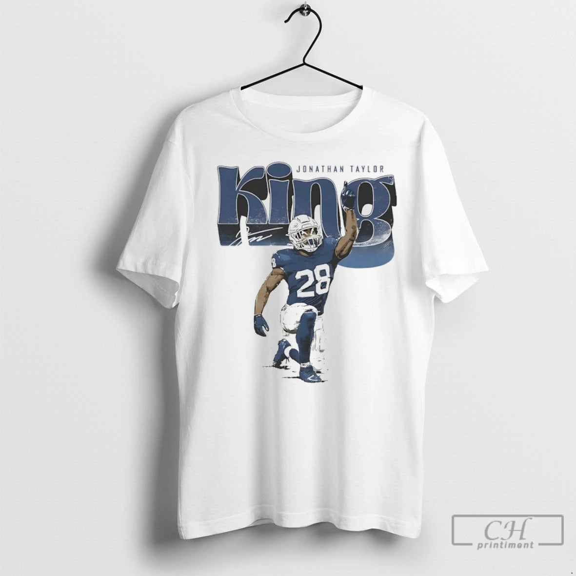 Premium Jonathan Taylor King Indianapolis Colts Pose Star Signature T-Shirts, Hoodie, Sweatshirt | InkNestWear.com