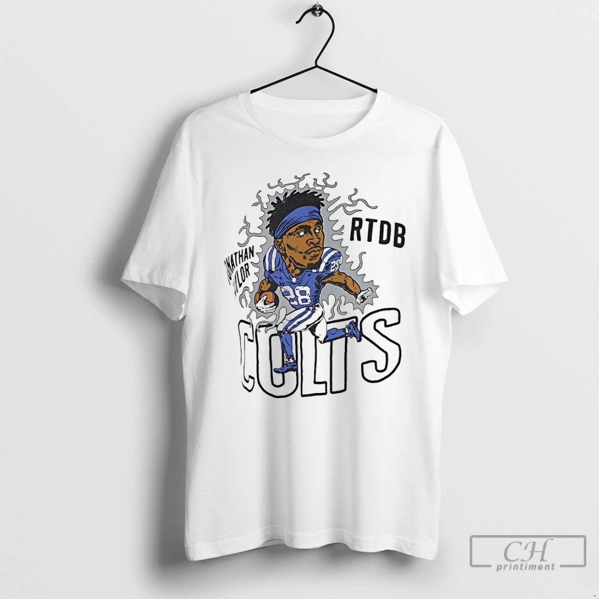 Premium Jonathan Taylor Rtdb Indianapolis Colts Player Caricature T Shirts Hoodie, Sweatshirt | InkNestWear.com