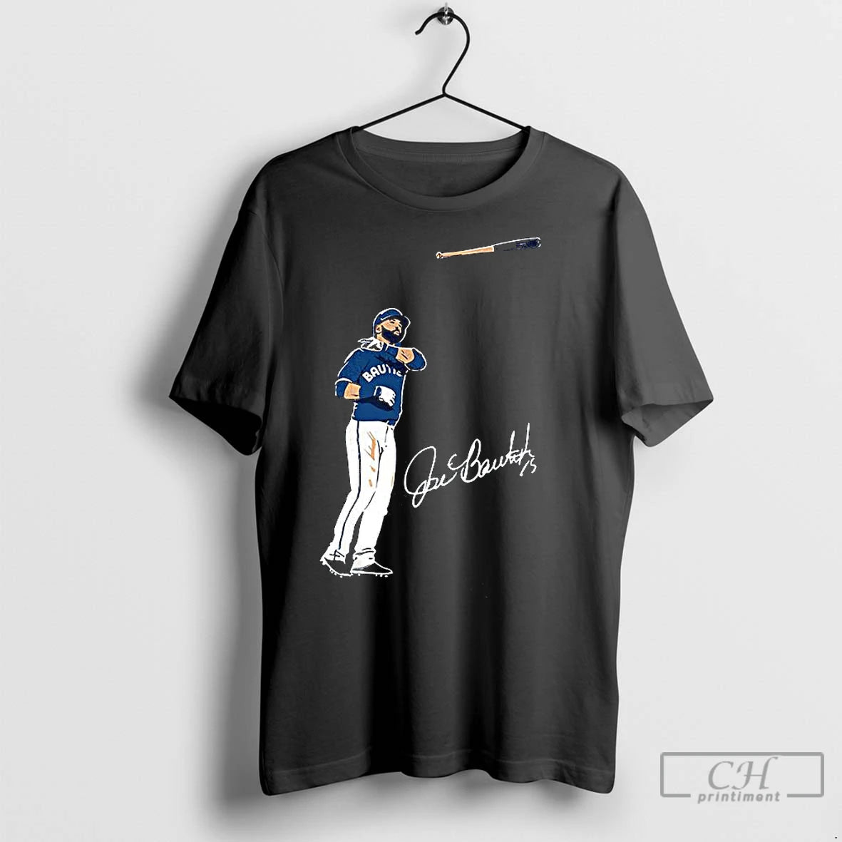 Premium Jose Bautista Baseball Player The Bat Flip Signature T-Shirts, Hoodie, Sweatshirt | InkNestWear.com