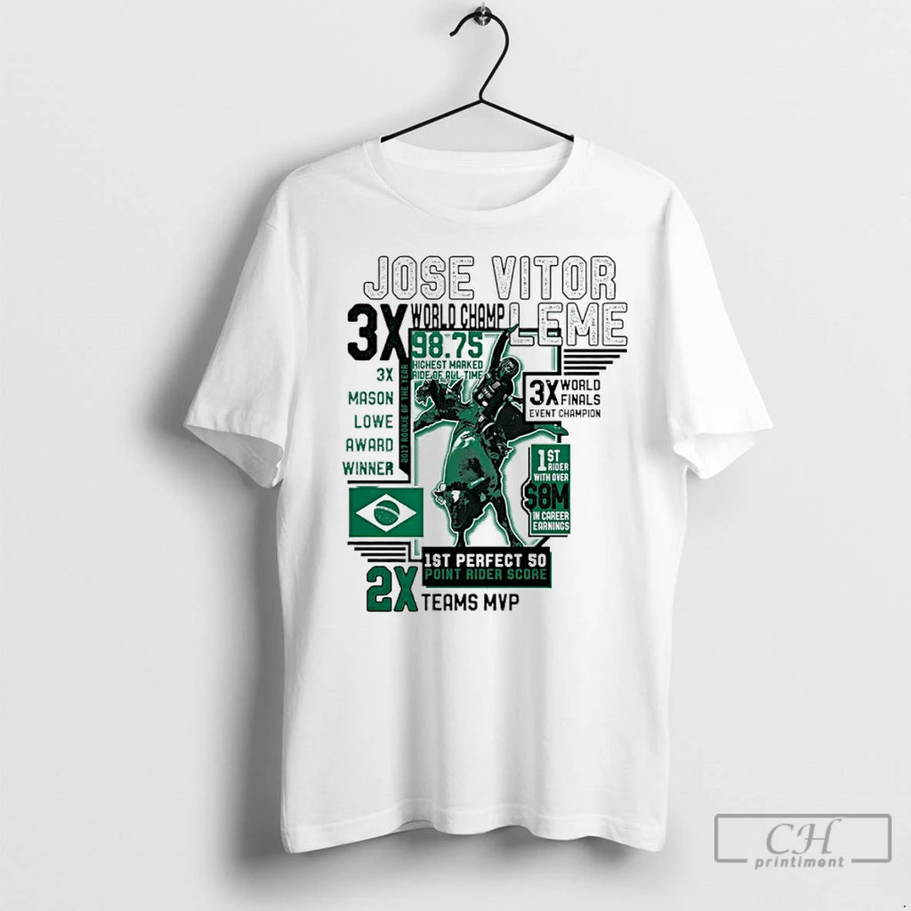 Premium Jose Vitor Leme Accolades 3x World Champ T-Shirts, Hoodie, Sweatshirt | InkNestWear.com