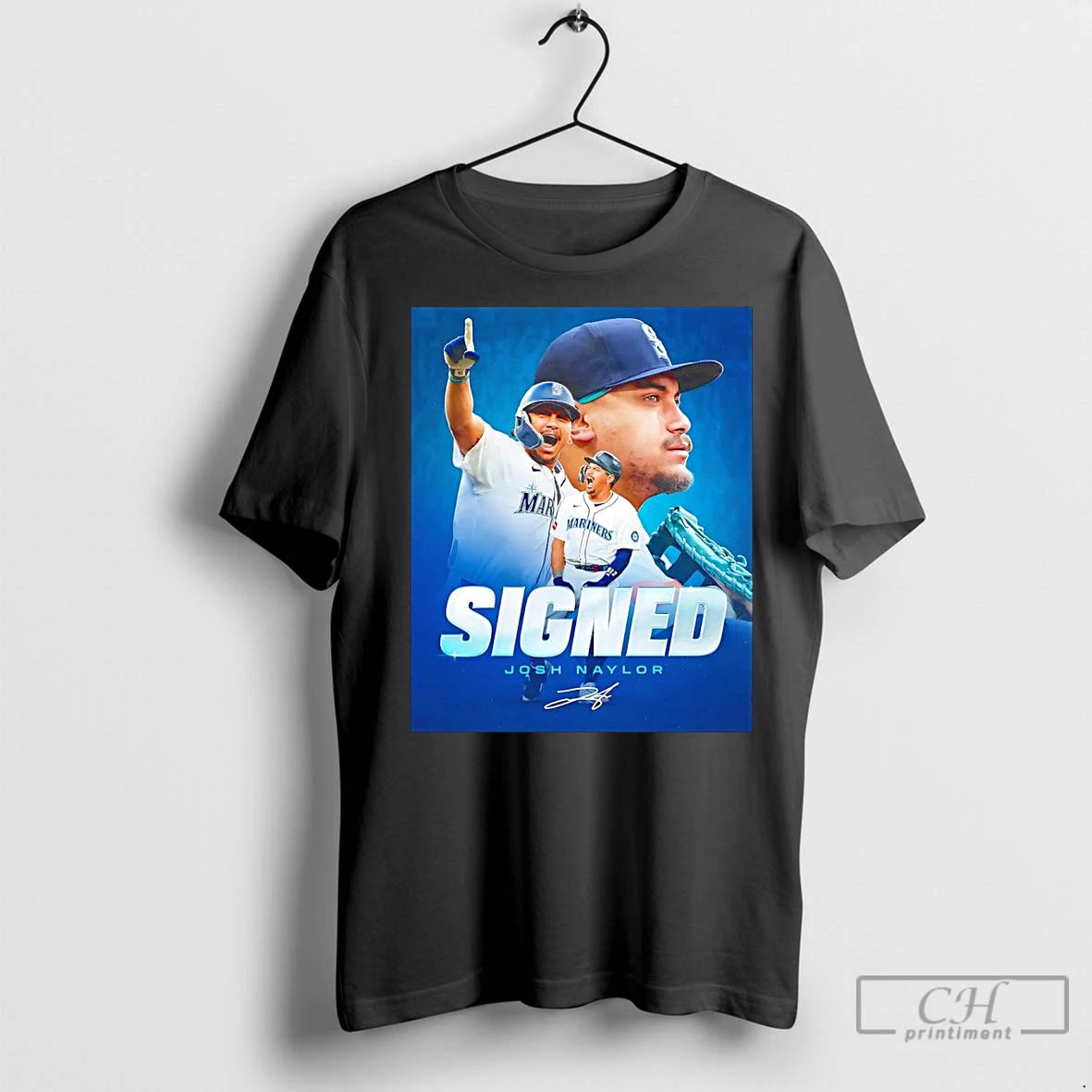 Premium Josh Naylor Signed Seattle Mariners T-Shirts, Hoodie, Sweatshirt | InkNestWear.com