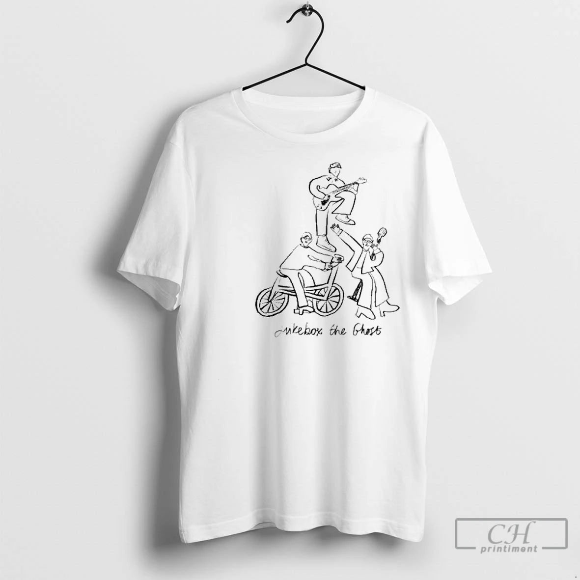 Premium Jukebox The Ghost Bicycle Circle White T-Shirts, Hoodie, Sweatshirt | InkNestWear.com