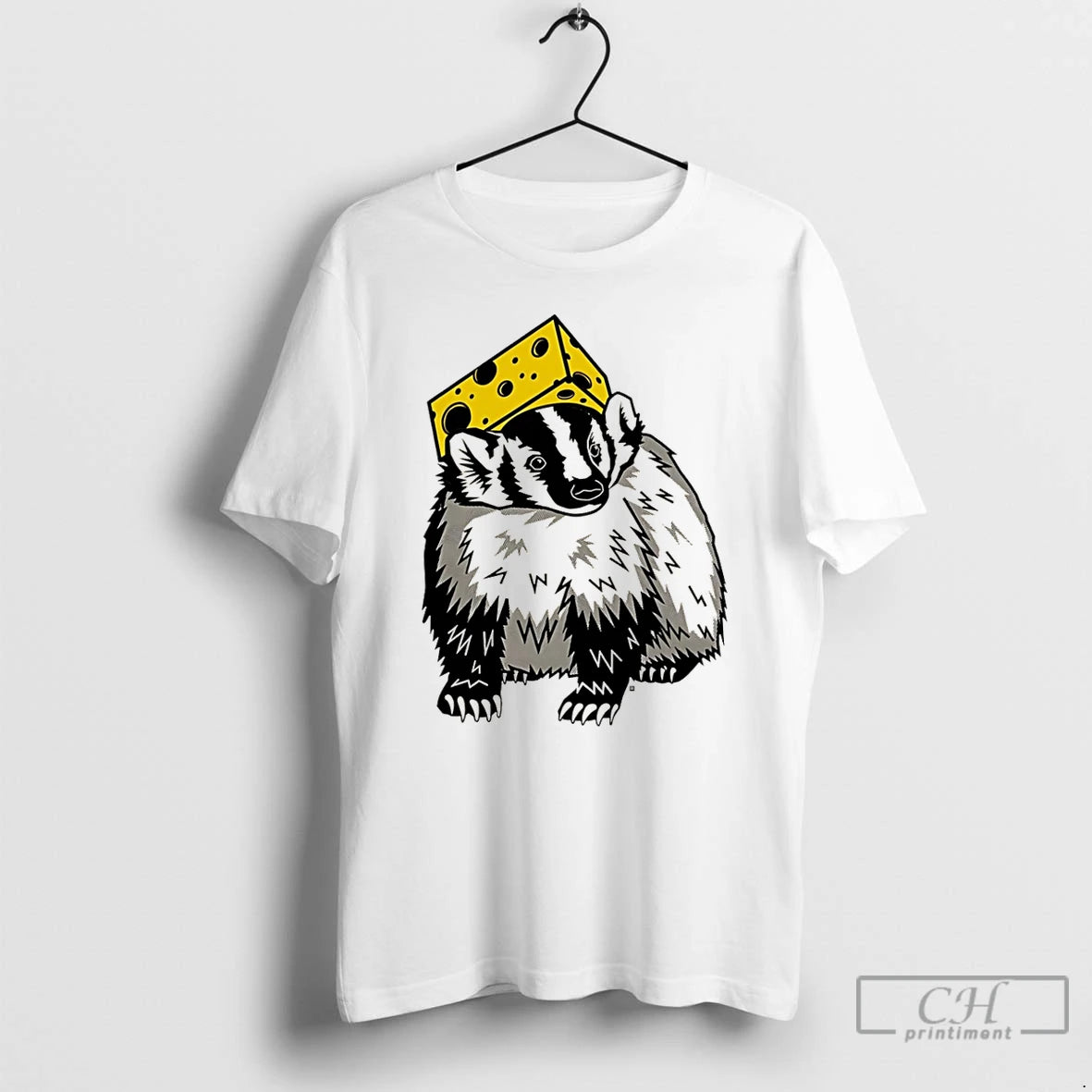 Premium Just A Badger With Some Cheese T-Shirts, Hoodie, Sweatshirt | InkNestWear.com