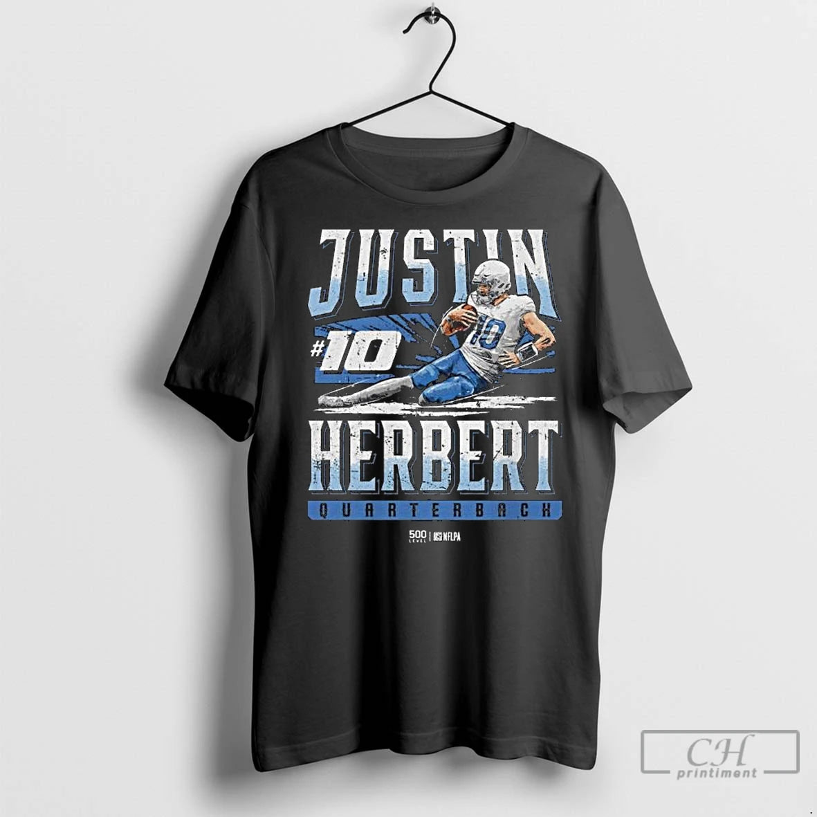 Premium Justin Herbert Quarterback Los Angeles C Slide Long Sleve T-Shirts, Hoodie, Sweatshirt | InkNestWear.com